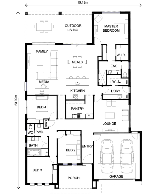 Avoca Floor Plan Avoca Floor Plan