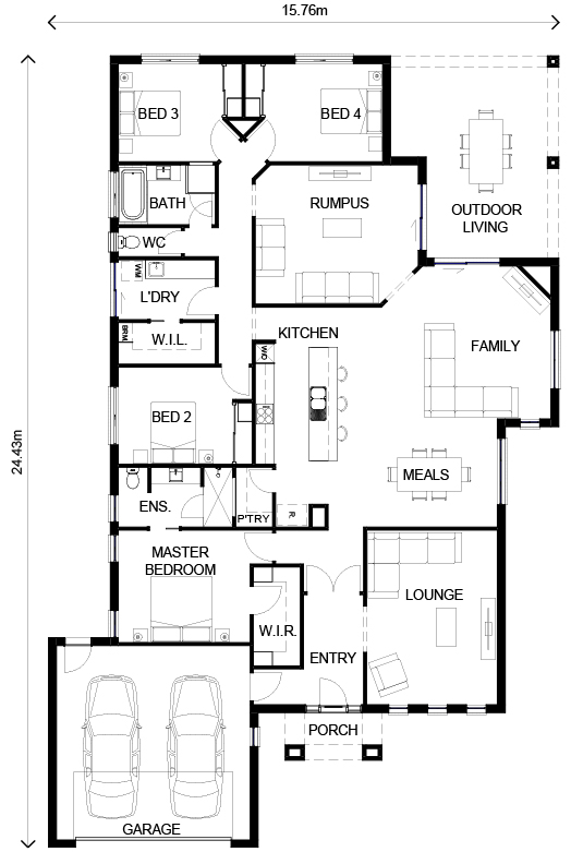 Bentley 24A Floor Plan Bentley 24A Floor Plan